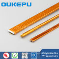 class200 polyimide film covered copper wire ,polyimide film covered flat wrie, enameled covered flat copper wire